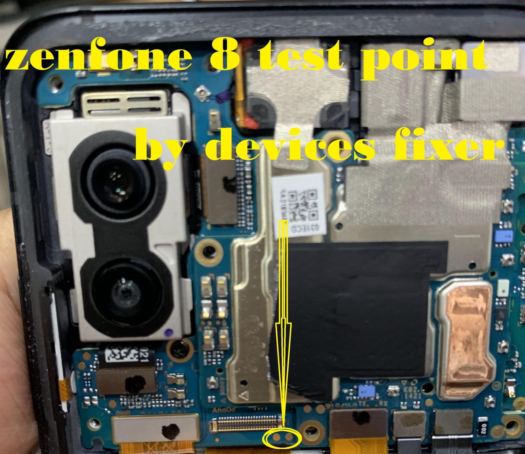 azus zenfone 8 test point