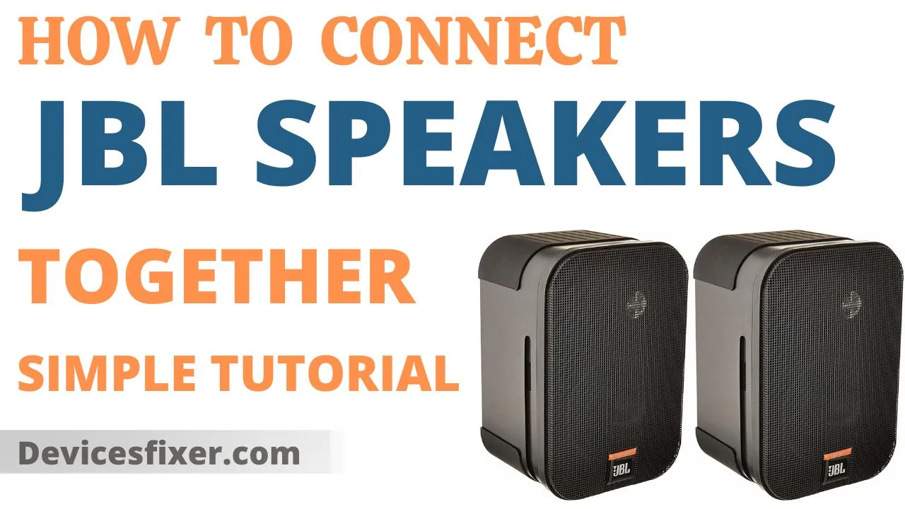 How To Connect JBL Speakers Together - Simple Tutorial