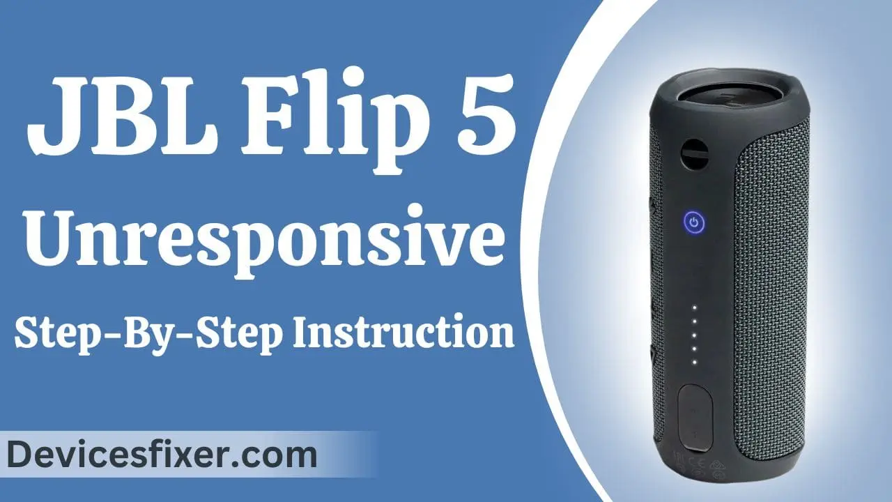 JBL Flip 5 Unresponsive - Step-By-Step Instruction