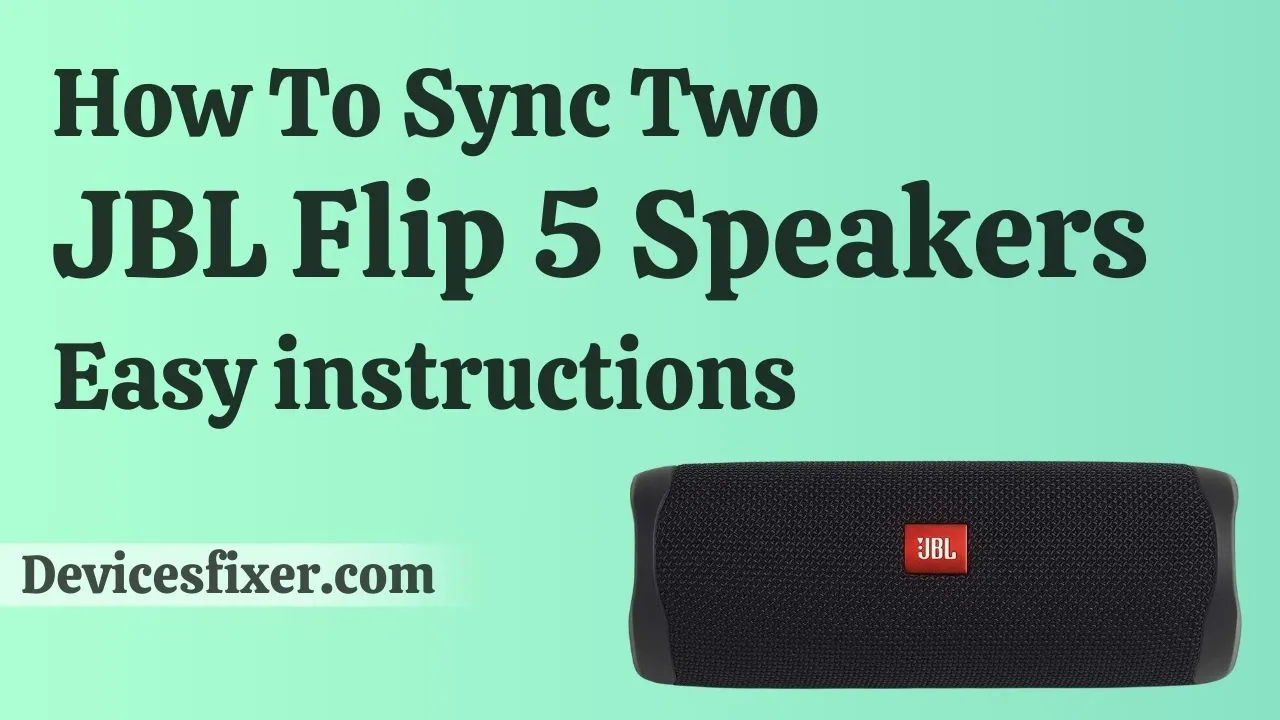 How To Sync Two JBL Flip 5 Speakers - Easy instructions